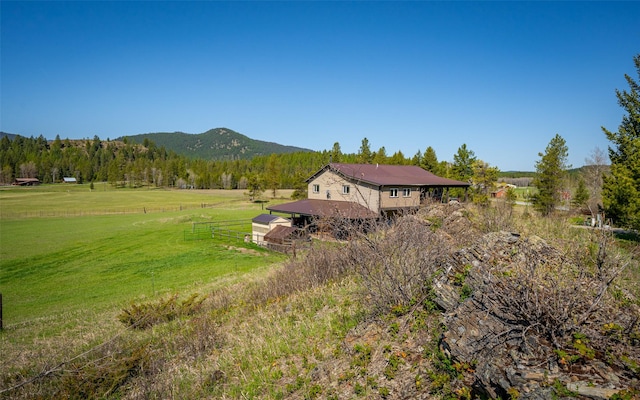 5550 Farm To Market Rd, Whitefish, MT 59937 - view of mountain backdrop with rural landscape