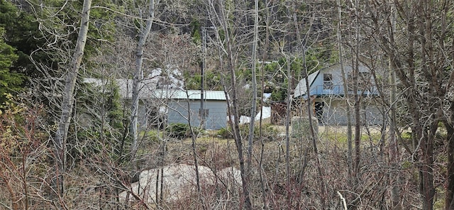 11169 Stemple Pass Rd, Lincoln, MT 59639 - view of yard with a wooded view