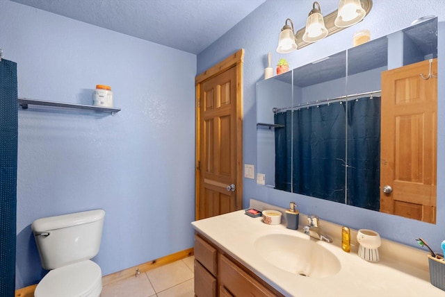 556 Fescue Slope Rd, Florence, MT 59833 - bathroom with vanity and tile patterned flooring
