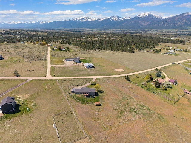 556 Fescue Slope Rd, Florence, MT 59833 - overview of rural landscape with mountains