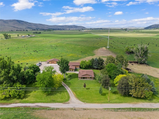 45292 Locust Ln, Charlo, MT 59824 - overview of rural landscape with a mountain backdrop