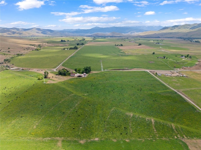45292 Locust Ln, Charlo, MT 59824 - aerial view of sparsely populated area with a mountain backdrop