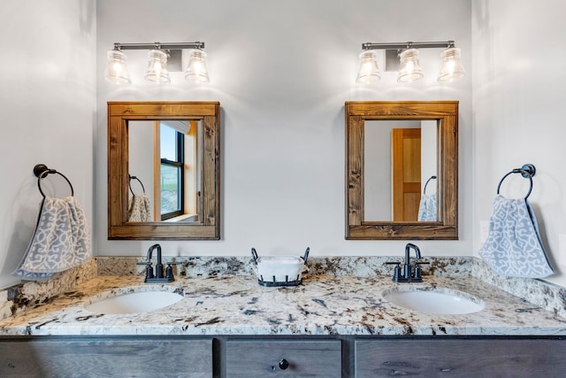 559 Stage Springs Ln, Stevensville, MT 59870 - bathroom featuring double vanity