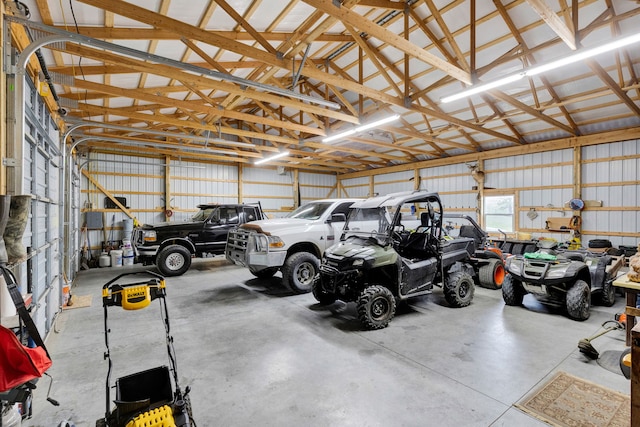 559 Stage Springs Ln, Stevensville, MT 59870 - garage featuring metal wall