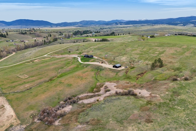 559 Stage Springs Ln, Stevensville, MT 59870 - view of property location with a mountain backdrop and rural landscape