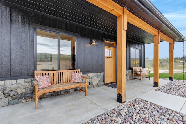 559 Stage Springs Ln, Stevensville, MT 59870 - view of patio with a porch