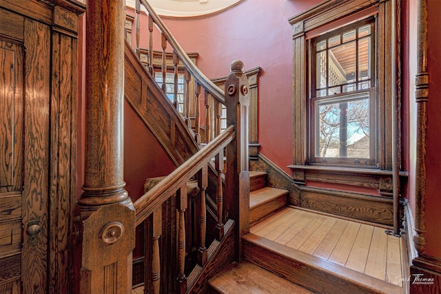 stairs with healthy amount of natural light
