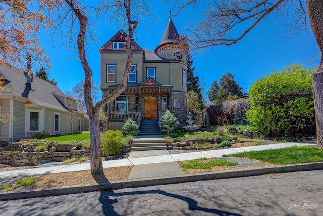 view of victorian house