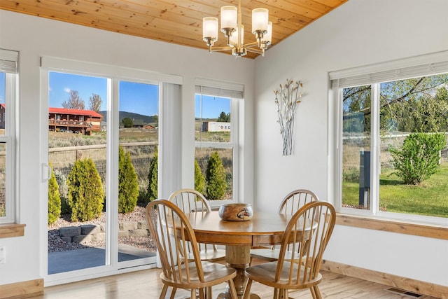 999 Websters Way, Stevensville, MT 59870 - sunroom / solarium with healthy amount of natural light and a chandelier