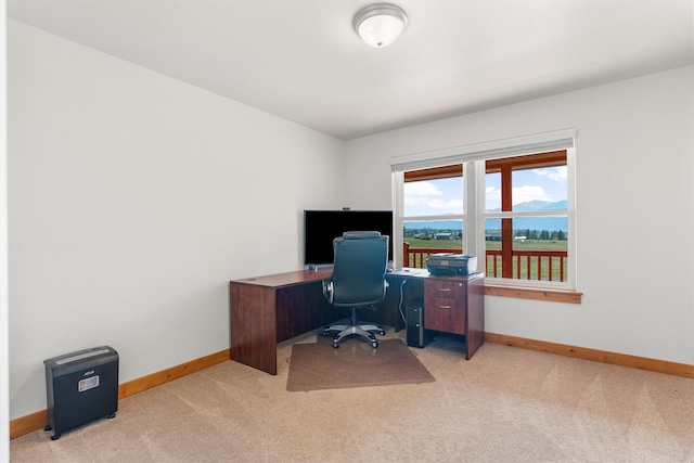 999 Websters Way, Stevensville, MT 59870 - office area with baseboards and carpet floors