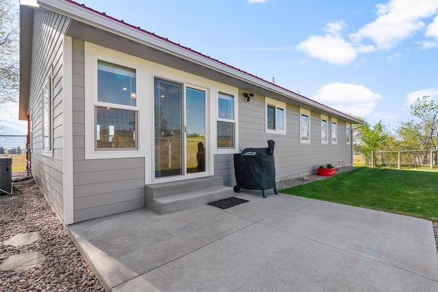 999 Websters Way, Stevensville, MT 59870 - back of house with entry steps and a patio area