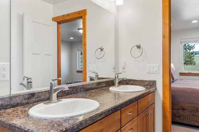999 Websters Way, Stevensville, MT 59870 - ensuite bathroom with double vanity and recessed lighting