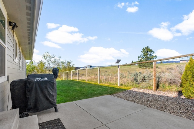 999 Websters Way, Stevensville, MT 59870 - view of yard featuring a patio and a view of rural / pastoral area