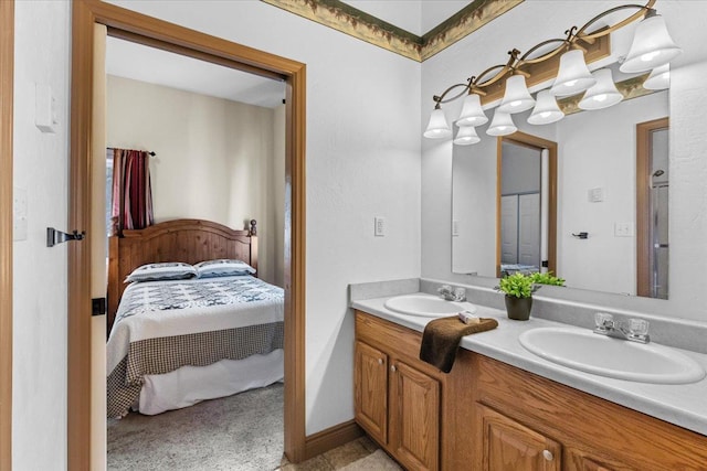 141 Aspen Ln, Eureka, MT 59917 - ensuite bathroom with double vanity