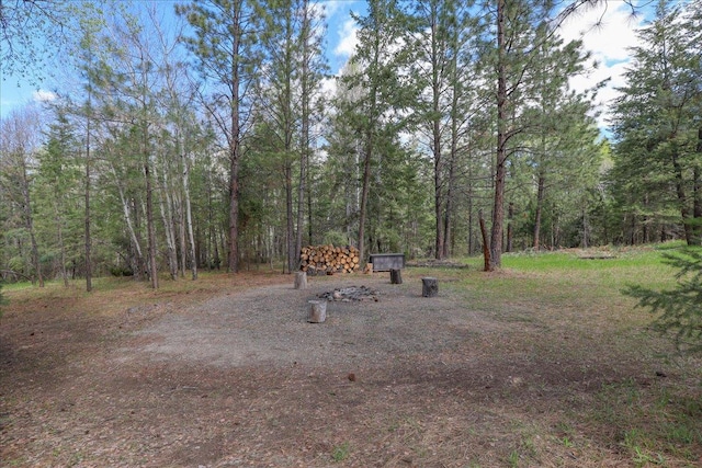 141 Aspen Ln, Eureka, MT 59917 - view of yard with a view of trees