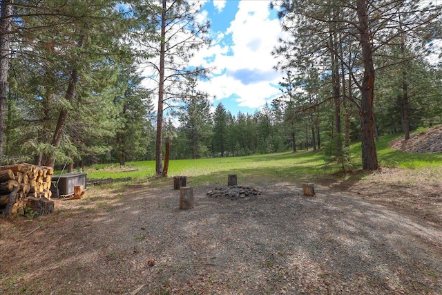 141 Aspen Ln, Eureka, MT 59917 - view of yard with a view of trees
