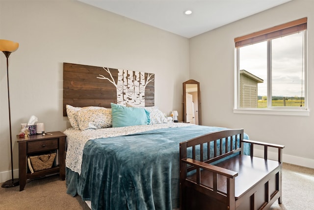 1317 Creekside Dr, Stevensville, MT 59870 - carpeted bedroom featuring baseboards and recessed lighting