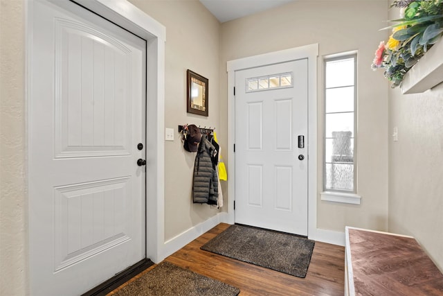 1317 Creekside Dr, Stevensville, MT 59870 - foyer featuring wood finished floors and baseboards