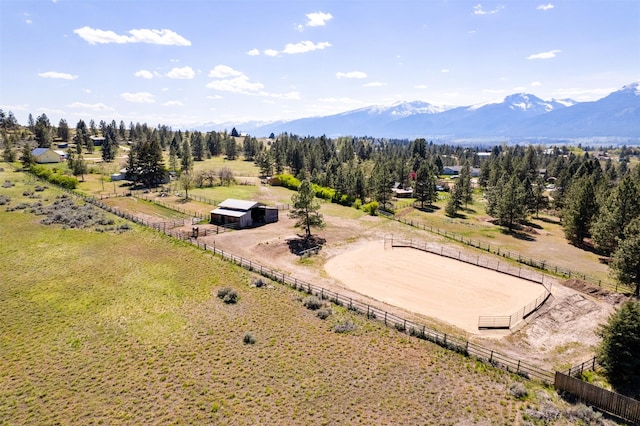 445 Sapphire Ln, Stevensville, MT 59870 - overview of rural landscape with mountains
