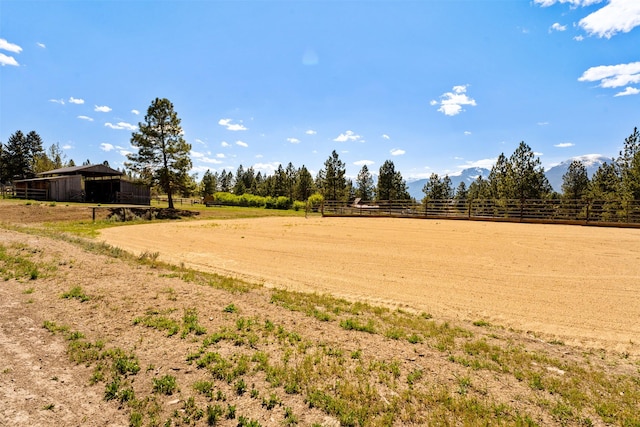 445 Sapphire Ln, Stevensville, MT 59870 - view of yard featuring a view of countryside