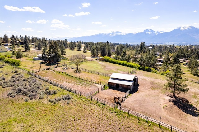 445 Sapphire Ln, Stevensville, MT 59870 - view of rural area with mountains and a pastoral area