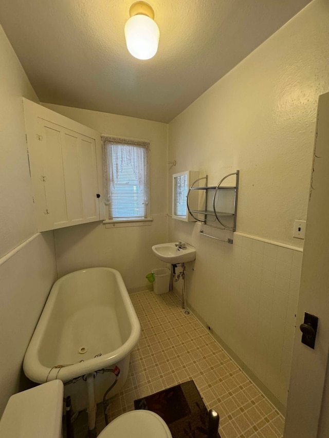 508-510 W Platinum St, Butte, MT 59701 - bathroom with tile patterned floors and toilet