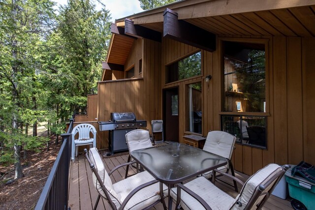 74 Limber Pne, Whitefish, MT 59937 - deck featuring outdoor dining area