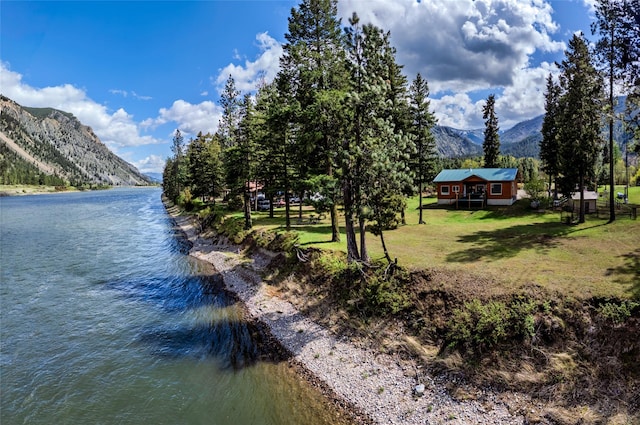 1500 River Rd W, Plains, MT 59859 - water view with a mountainous background