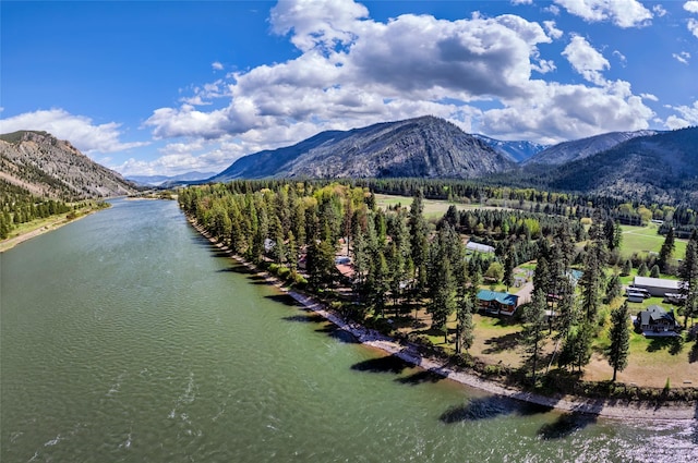 1500 River Rd W, Plains, MT 59859 - aerial view of a water and mountain view