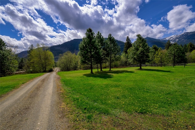 1500 River Rd W, Plains, MT 59859 - view of mountain backdrop with rural landscape