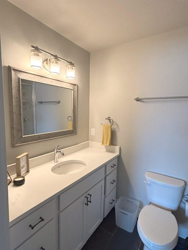 2195 Black Bird Ln, Kalispell, MT 59901 - bathroom with vanity and tile patterned flooring