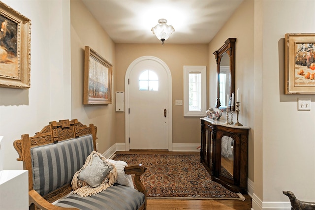 145 E Beckwith Ave, Missoula, MT 59801 - entryway with wood finished floors and baseboards