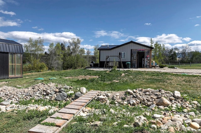 4358 Charlotte Way, Stevensville, MT 59870 - view of green lawn featuring an outbuilding