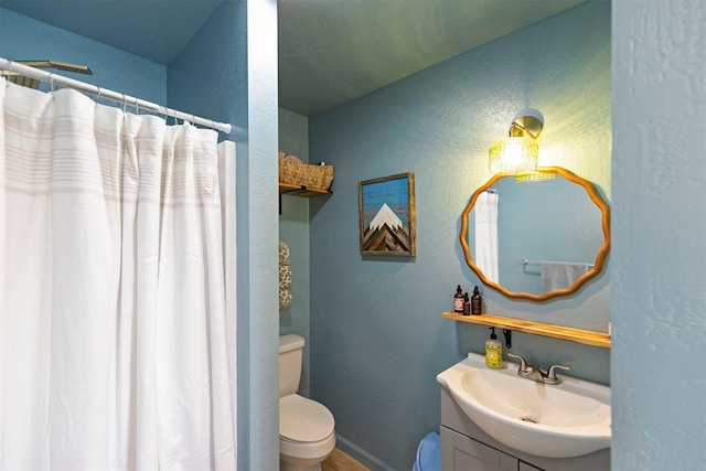 4358 Charlotte Way, Stevensville, MT 59870 - full bathroom featuring vanity, curtained shower, and wood finished floors