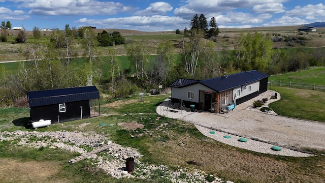 4358 Charlotte Way, Stevensville, MT 59870 - overview of rural landscape