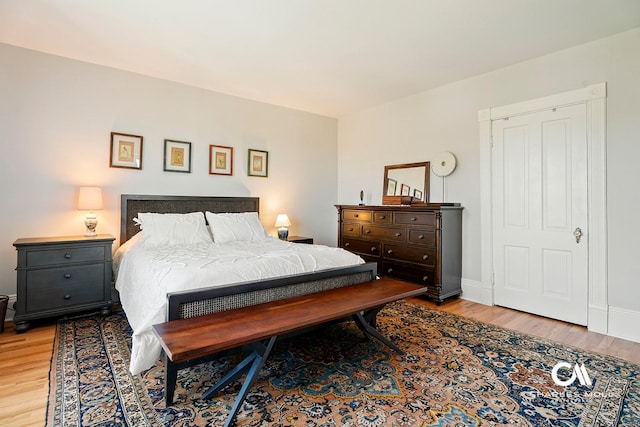 202 Blake St, Helena, MT 59601 - bedroom featuring light wood-style flooring and baseboards