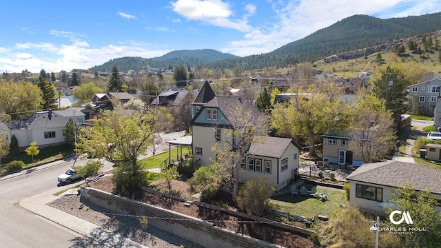 202 Blake St, Helena, MT 59601 - aerial perspective of suburban area featuring a mountainous background