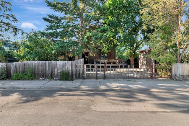 gate with fence