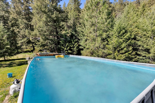 11327 Sleeman Ln, Lolo, MT 59847 - view of pool featuring a view of trees