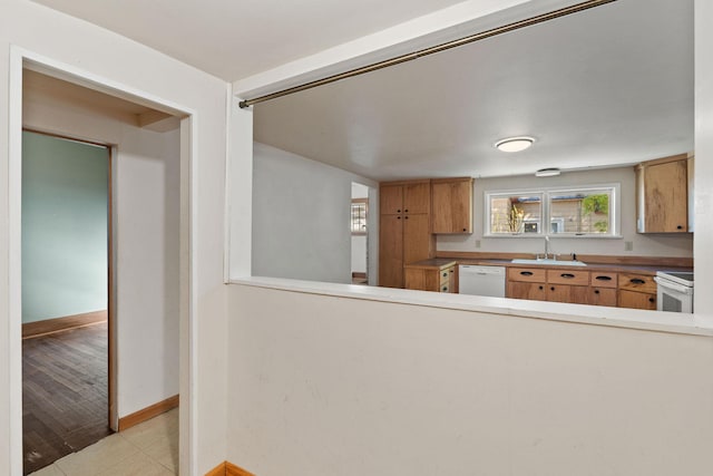 427 Somers Ave, Whitefish, MT 59937 - kitchen featuring white appliances and a sink