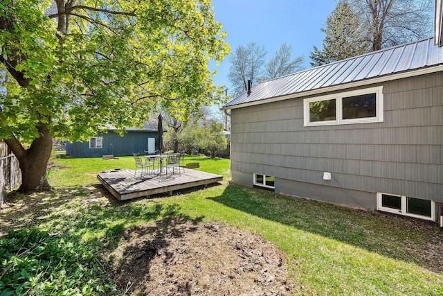 427 Somers Ave, Whitefish, MT 59937 - view of yard with a deck