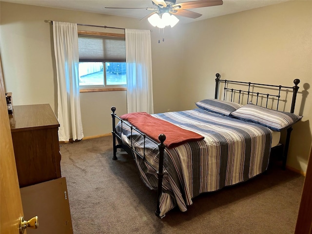 146 New Meadows Dr, Missoula, MT 59808 - bedroom with carpet and ceiling fan