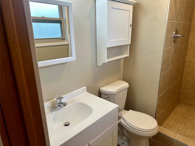 146 New Meadows Dr, Missoula, MT 59808 - full bathroom featuring a shower stall, vanity, and a textured wall