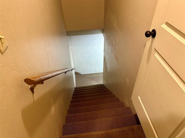 146 New Meadows Dr, Missoula, MT 59808 - stairs with a textured wall