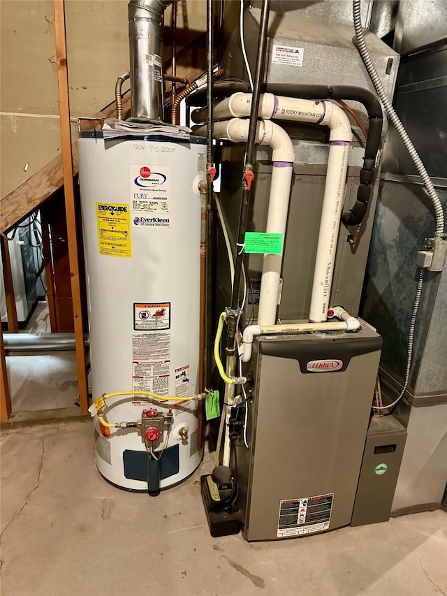 146 New Meadows Dr, Missoula, MT 59808 - utility room featuring gas water heater