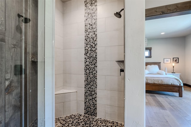 29 Elk Run Trl, Kalispell, MT 59901 - ensuite bathroom with wood finished floors and a shower stall