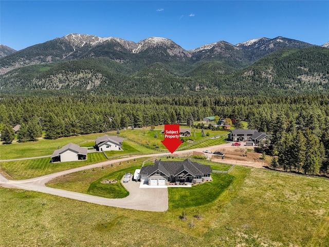 29 Elk Run Trl, Kalispell, MT 59901 - view of mountain background with a forest