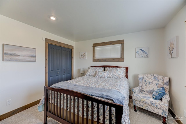 2966 Vermillion Way E, Helena, MT 59635 - carpeted bedroom featuring baseboards and a closet