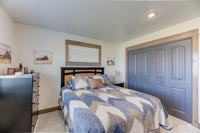 2966 Vermillion Way E, Helena, MT 59635 - bedroom featuring light colored carpet and a closet