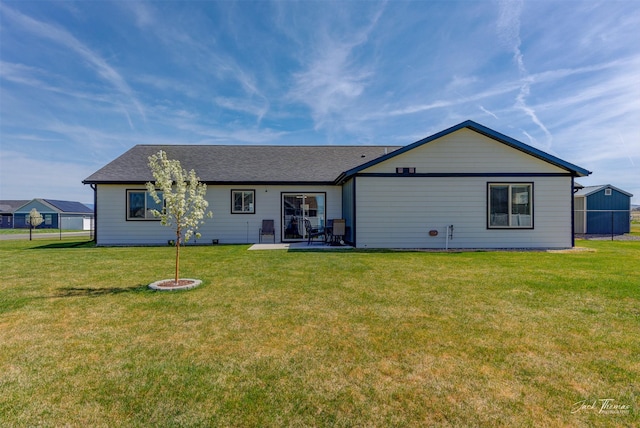 2966 Vermillion Way E, Helena, MT 59635 - back of house featuring a patio area and a shingled roof